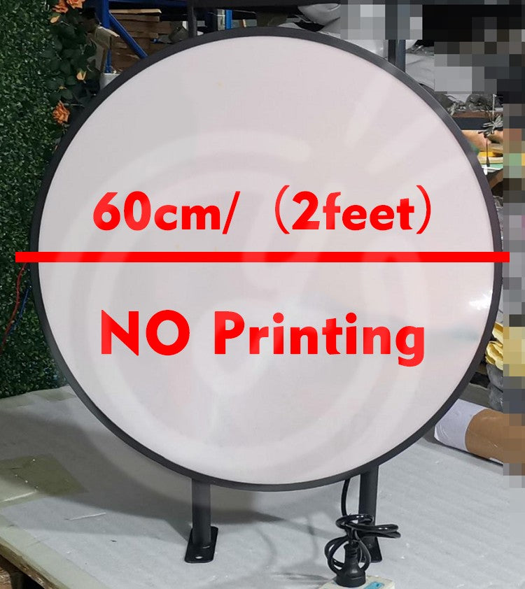 Custom Double Sided Coffee Sign LightBox Advertising LED Light Up Outdoor Business Signage Display Art Deco Wall Waterproof Logo