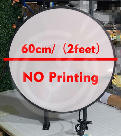 Custom Double Sided Coffee Sign LightBox Advertising LED Light Up Outdoor Business Signage Display Art Deco Wall Waterproof Logo