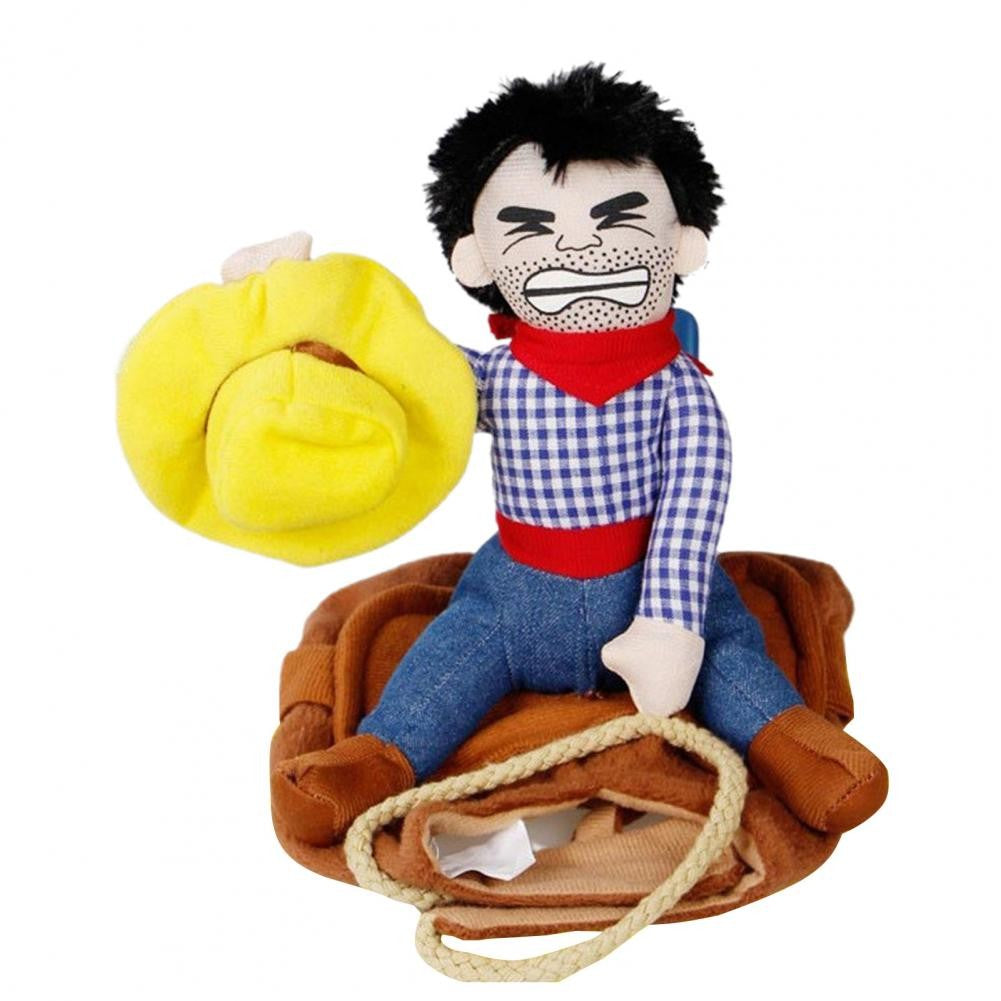Roupas de Cachorro Fantasia de Cowboy Engraçada para Cães, Traje de Algodão para Cães Pequenos, Médios e Grandes, Suprimentos para Animais de Estimação, Presente e Decoração para Cães