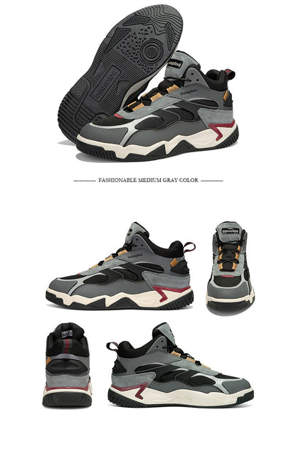 Baasploa New Men's Shoes Outdoors Walking Sneakers Waterproof Shoes Comfort Tenis for Men Non-Slip