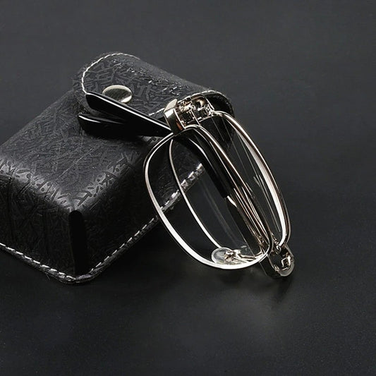 Sighttoo Folding Square Reading Glasses For Men Women Portable Eyeglasses +50 +75 +275 +350 +400 +450 +500 +550 +600