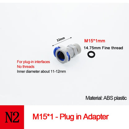 Special Inlet Connection Hose For Pull-out Kitchen/Bathroom Pull-out Fauce M15/M8/M10/Plug In Extension Adapter Pipe