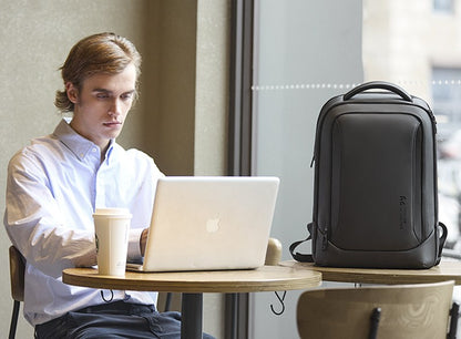 HK Men's Designer Laptop Bag Waterproof School Bags for College Boys Male Business Sports Travel Backpack Men With USB Charging