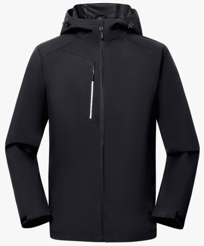 Casual jacket hooded jacket cardigan custom printable embroidered logo men's and women's outdoor windbreakers workwear