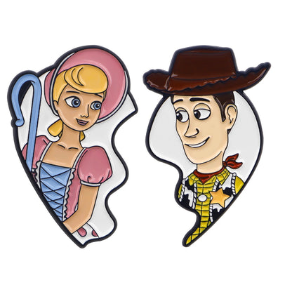 1-6 unidades/conjunto Figuras de Brinquedo de Animação Mista Broches Esmaltados Alfinetes de Lapela de Desenhos Animados Emblema em Mochilas Acessórios de Roupa Presentes