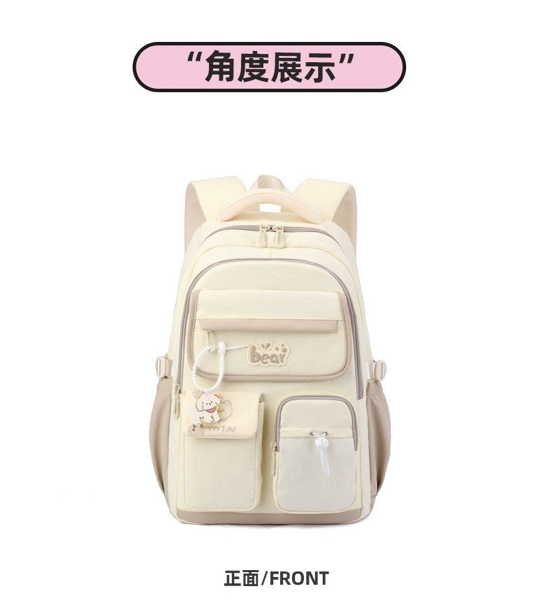 Conjunto de 4 peças de mochilas Oxford para estudantes de ensino médio de grande capacidade, mochilas escolares para adolescentes do ensino médio