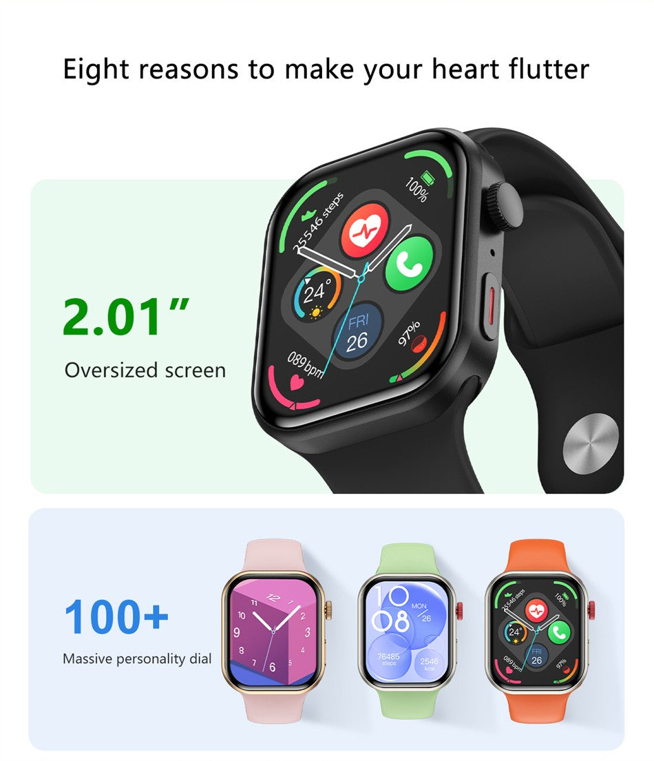 2025 New For HUAWEI FIT 3 2.01" HD Screen Smart Watch Women Men Watches Bluetooth Call Smartwatch Watch 9 Sports Fitness Tracker