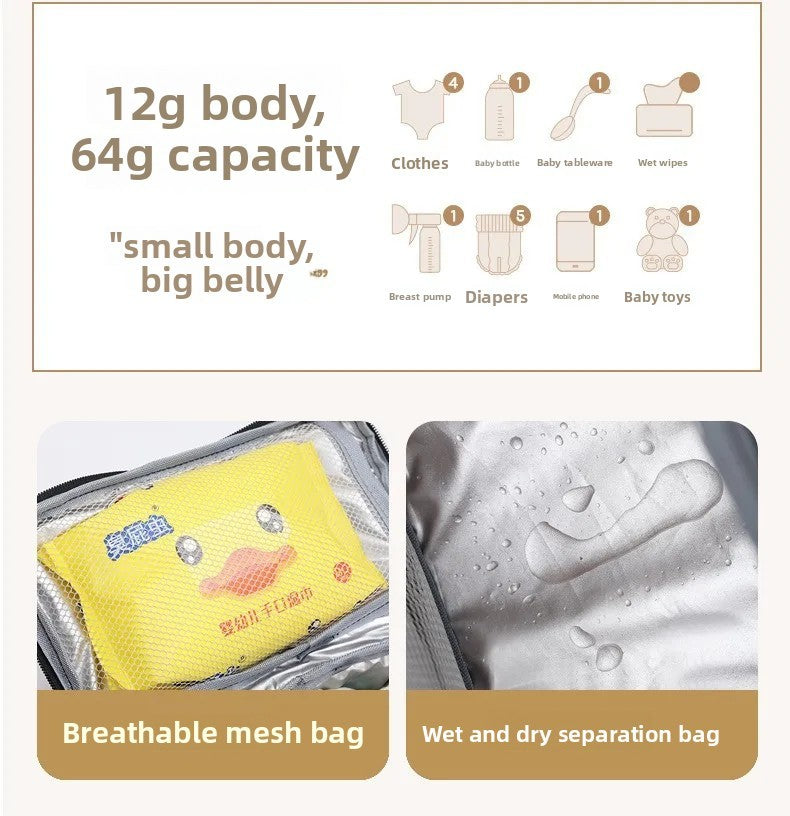 Baby Insulation Breast Milk Bottle Thermal Bag Portable Dot Mummy Travel Infant Feeding Milk Keep Warm Stroller Hang Tote
