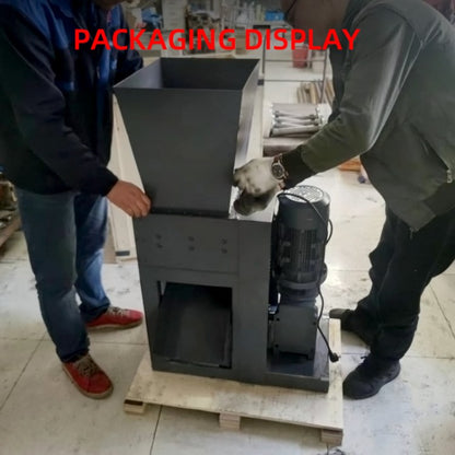 S200 Small Micro Shredder Dual Axis Silent Version 220V Plastic Waste Environmental Recycling Tear Apart Plastic Bottles Rubber