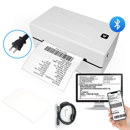 Portable Thermal Label Printer D100 Bluetooth Inkless Printer Compatible With iPhone Android Mac Window For Office School