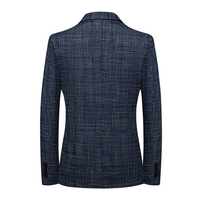 2025 Men's Slim Fit Business Casual Blazer High Quality Fashion All-in-One Banquet Korean Style Handsome Trend for All Seasons