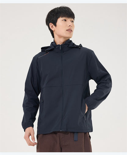 2025 new [new product upgraded skin clothing] high elastic sunscreen clothing men's and women's color contrast machine bag ice s