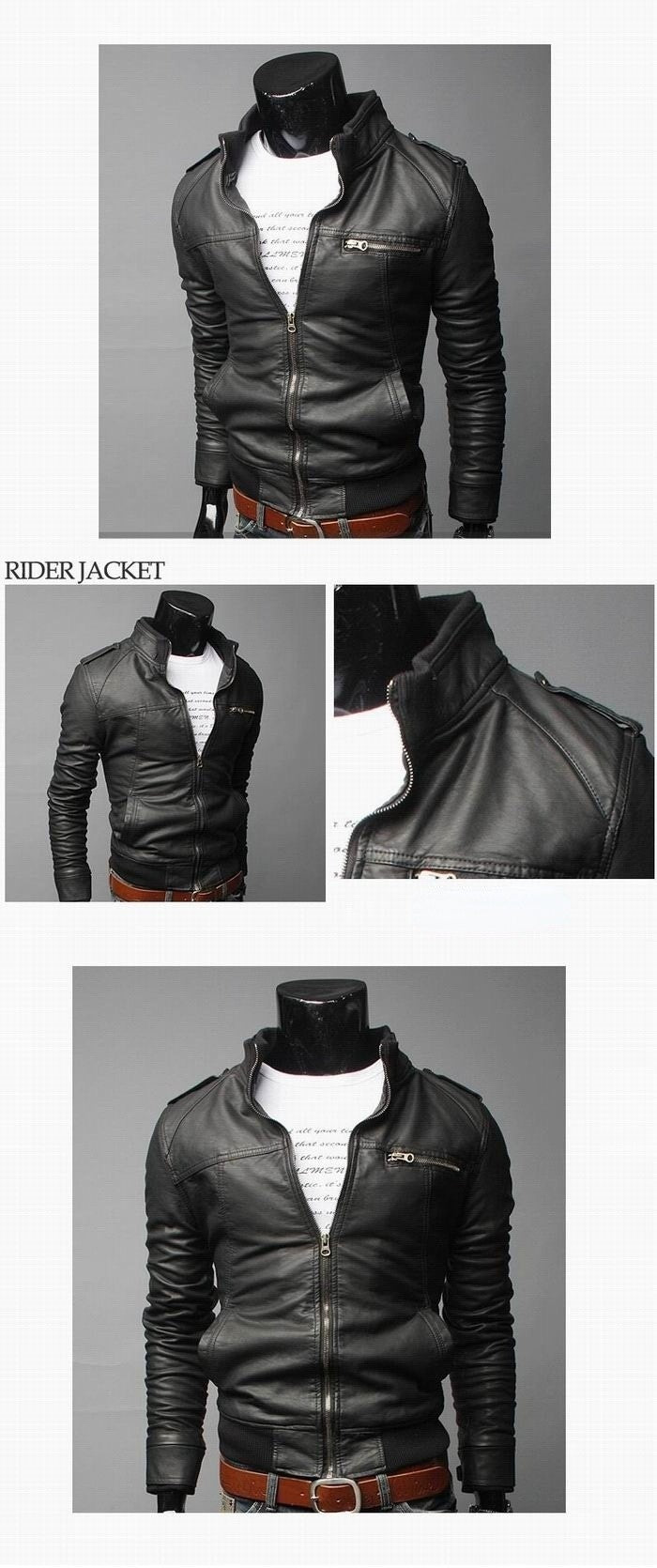 MRMT 2025 Brand New Men's  Motorcycle Leather Jacket Slim Men Leather Jacket Outer Wear Clothing For Male Garment Man Jackets