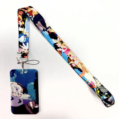 Cordões de Anime Chaveiro de Celular Animado Crachá de Identificação Acessórios de Joias DIY Atacado