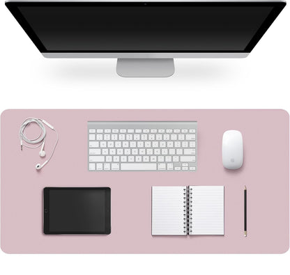 Desk Pad Protector, Non-Slip PU Leather Large Mouse Pad, Easy Clean, Writing Pad for Office/Home/Decor/School Desk Mat