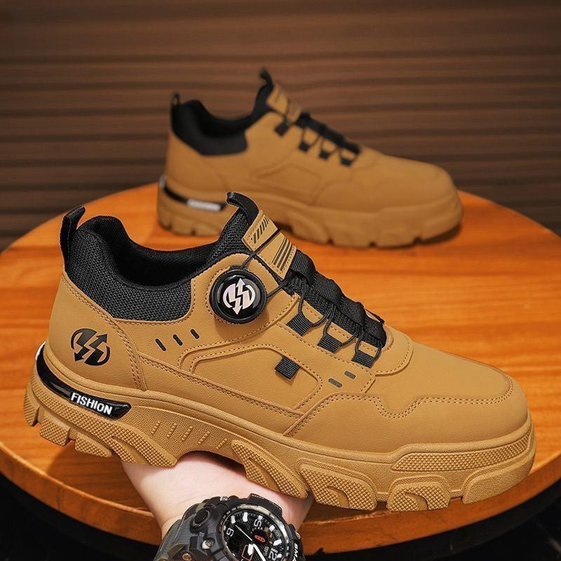 Summer Mens Casual Shoes Leather Men's Sneakers Comfortable Soft Male Wark Board Shoes Platform Shoe for Men ????????? ???????