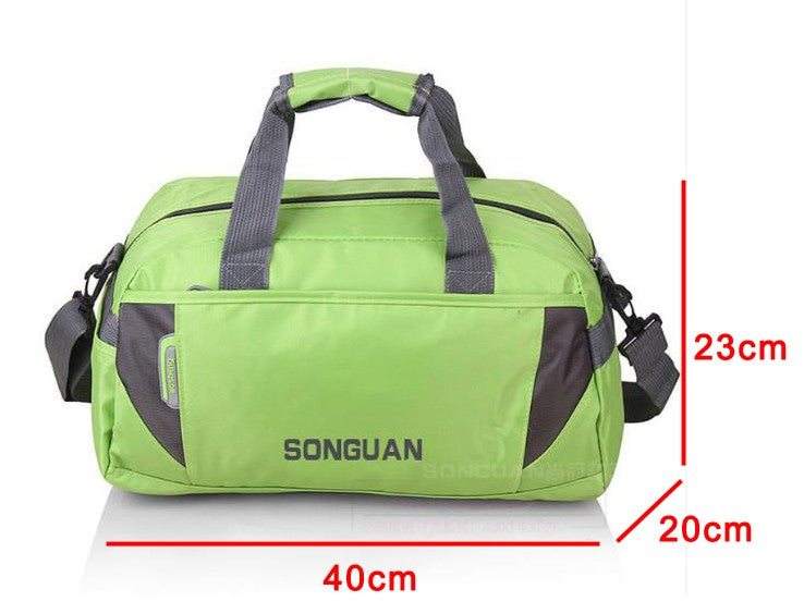 Unisex Waterproof Nylon Travel Handbag Men Weekend Shoulder Bags Vintage Casual Duffel Weekend Bag Women Overnight Packing Cubes