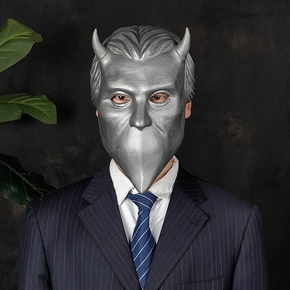 1PC Ghost band mask, latex material mask, precise perforation, role-playing props, Halloween mask