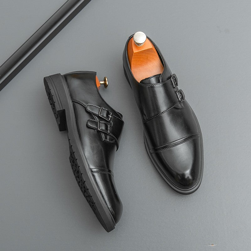 Brand New Men's Pointed Comfortable Business Banquet Oxford Shoes Fashion Spring Men's Breathable Casual Wedding Leather Shoes