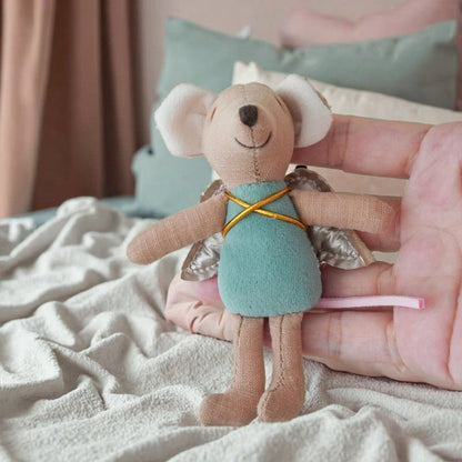 2025 Baby Plush Toy Comforts Sleeping Cute Rabbit, Bear, Mouse Baby Girl Doll, Cloth Doll Doll