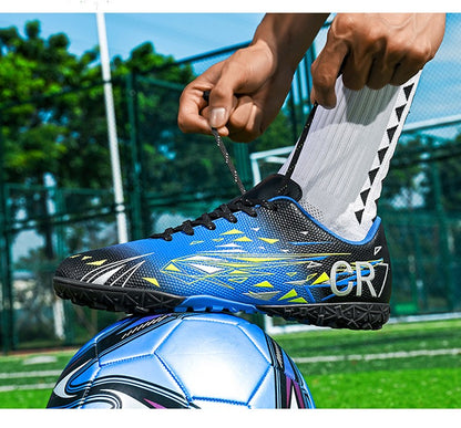 New Men Professional Soft Football Boots Sneakers Match Soccer Shoes Ultralight Futsal High-quality TF/FG Unisex Hot Sale Cleats