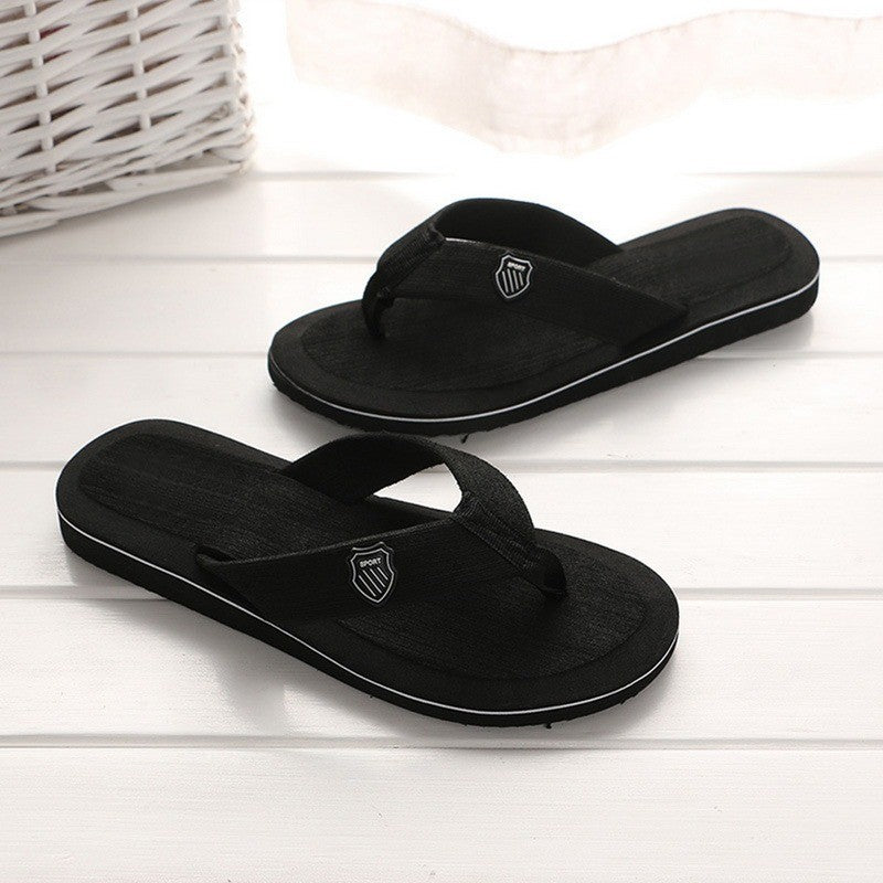 Casual Flip Flops For Men Slippers Beach Sandals Summer Non-Slip Flat Slides Men Slippers Indoor House Shoes Man Male Slipper