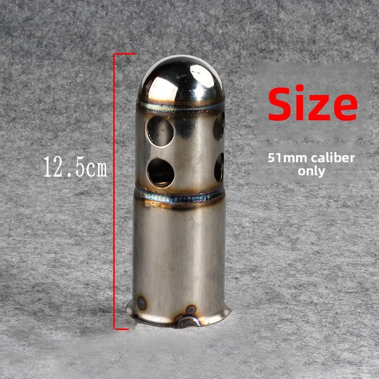 Universal Front Mid End Catalyst DB Killer for Motorcycle Exhaust Muffler Noise Sound Eliminator 51MM