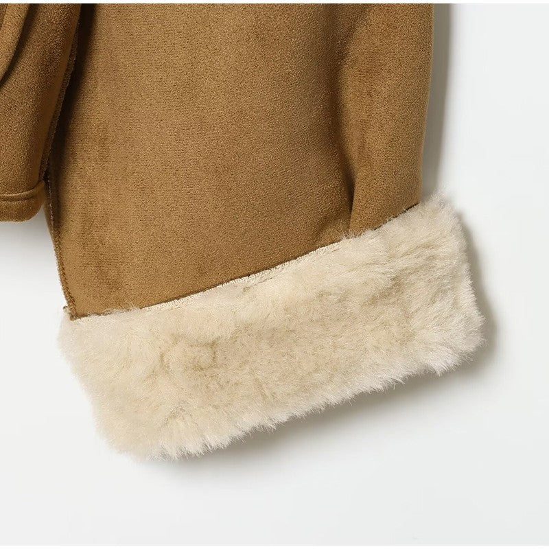 ? Fashion Double Sided Solid Jacket Women Lapel Collar Single Breasted Long Sleeve Coats 2025 Autumn New Lady Utility Outerwear