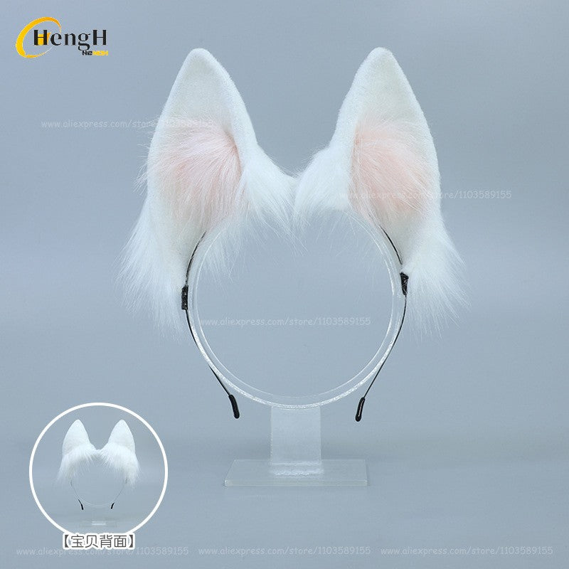 Em estoque Anime Vanilla Chocolat Chocola Cabelo Sintético Longo 100cm Perucas Cosplay Com Orelha Perucas de Festa Resistentes ao Calor + Touca de Peruca