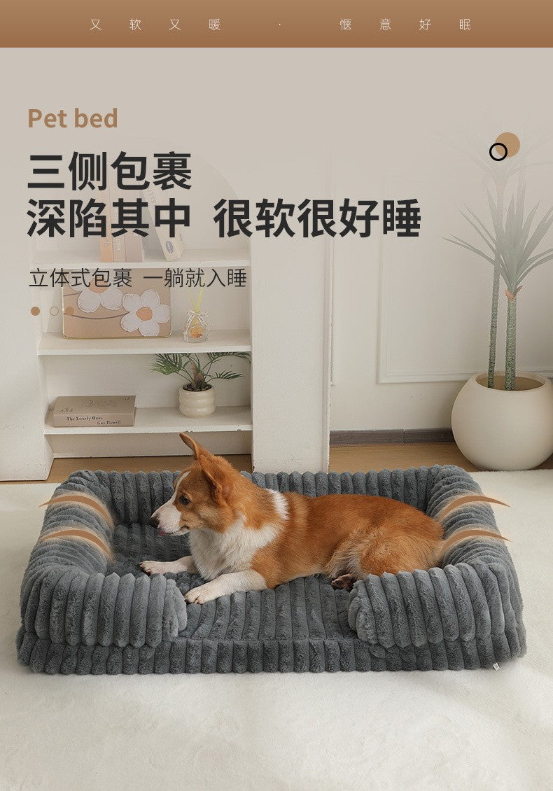 2025 nova caixa de areia quente para o inverno para cães e gatos grandes, cama para cães, tapete para cães