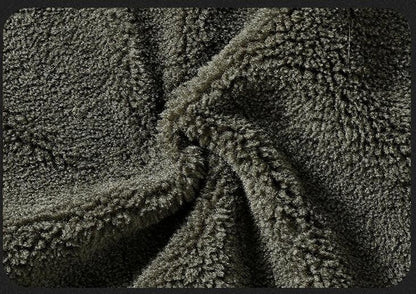 New Fashion Men Fleece Warm Bomber Jackets Winter Parkas Quality Male Cotton Multi-pockets Cargo Jackets Outdoor Tooling Coats 5