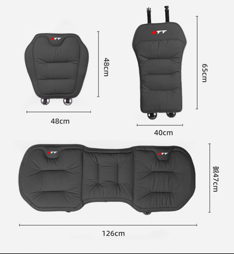 Car Seat Cushion For Audi TT Thick Breathable 3D Rear Seat Protection Cushion