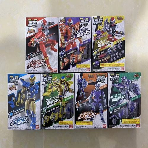 Bandai Genuíno Boneco de Ação Kaitou Sentai Lupinranger VS Keisatsu Sentai Patranger Articulações Articuláveis Modelo Brinquedos de Ornamento