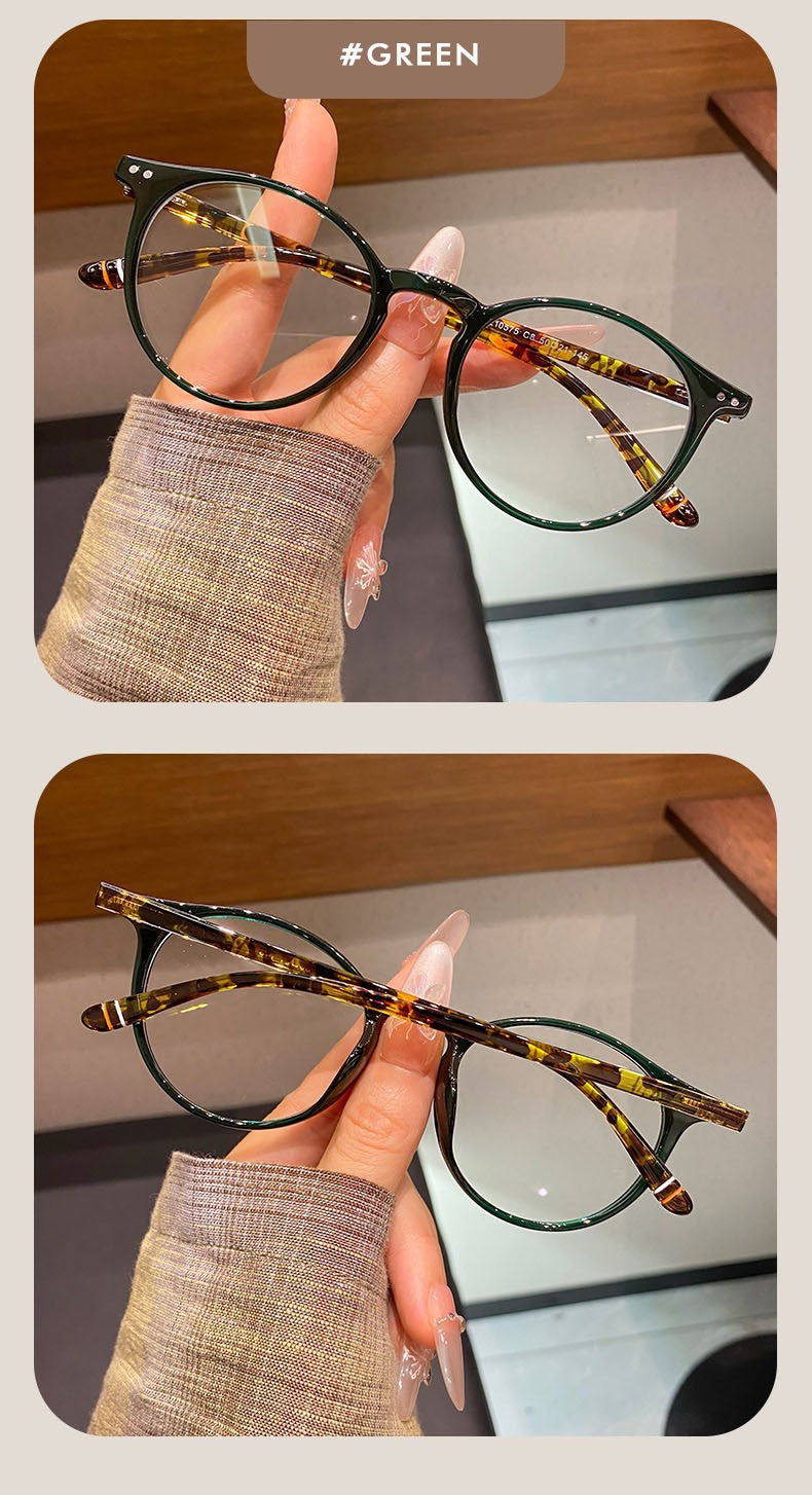 KANSEPT Retro Round Men and Women Optical Prescription Glasses Myopia Hyperopia Progressive Eyewear Eyepieces for Reading Lenses