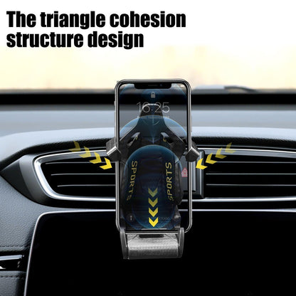 Car Air Vent Phone Holder Mount Universal 360° Rotating ABS Dashboard Navigation Bracket for IPhone Samsung Anti-Shake GPS Clip