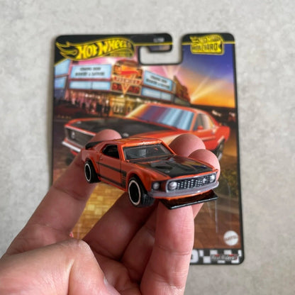 Hot Wheels Premium Boulevard 1:64 Die-Cast 69 Ford Mustang Boss 302 Collectible Alloy Vehicle Model Car Toy Gift for Adults Fans