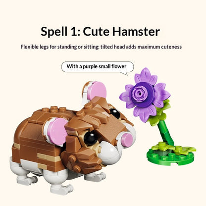 Série Lego Bloco Criativo Multifuncional 31376 Hamster Fofo Quebra-Cabeça de Blocos de Montar para Meninos e Meninas Presente de Brinquedo