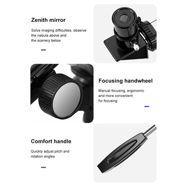 Travel Telescope Professional Travel Telescope 70mm Aperture Refractor Astronomical Refractor Telescopes for Astronomy Beginners