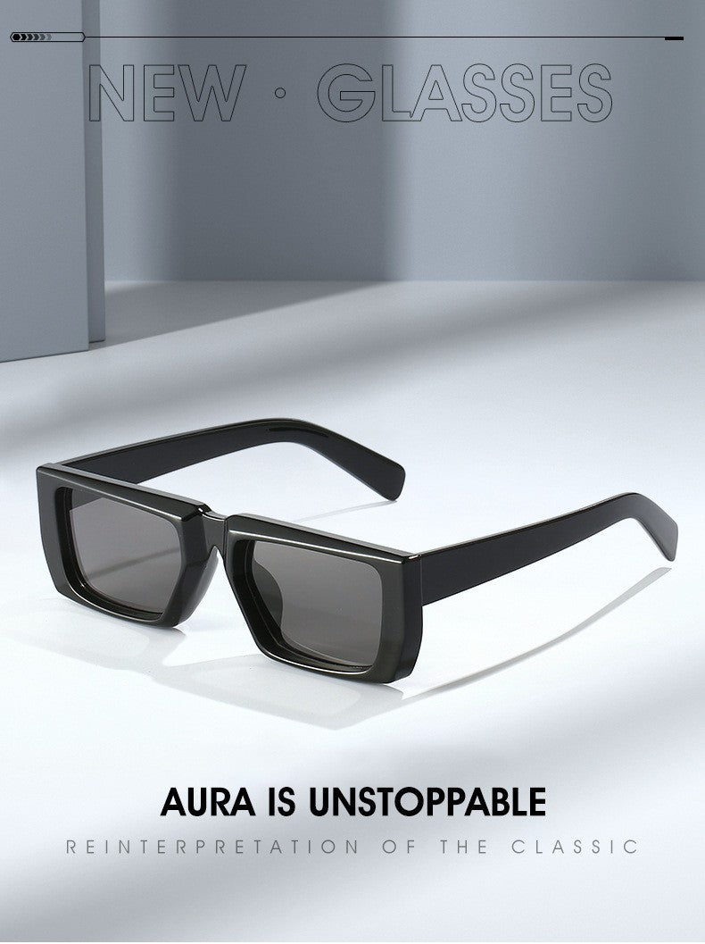 New Y2K Sunglasses for Men Women Trendy Sun Glasses Goggle Man Brand Designer Square Glasses Shades Female UV400 Eyewear