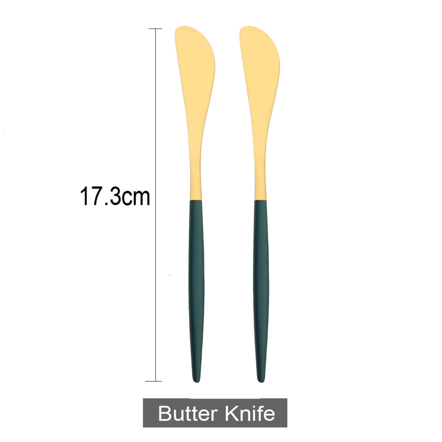 Black Gold Butter Knife Matte Stainless Steel Cutlery Cheese Dessert Jam Spreaders Cream Knifes Gold Dessert Tool Utensil