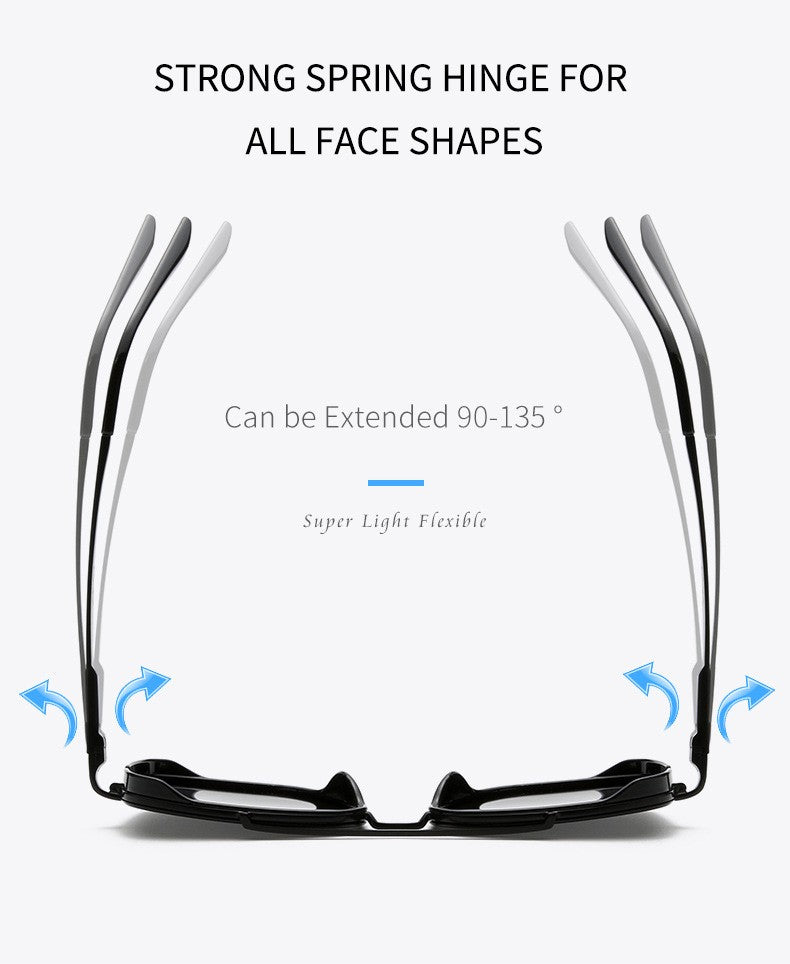 MIZHO Brand Tony Stark Iron Man Sunglasses For Men Driving Fashion COOL High Quality Driving Polarized Sun Glasses UV Protection