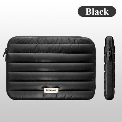 13/14 Inch Puffy Laptop Sleeve Cover Bag For Laptop Cover for MacBook Air iPad Pro Tablet Pouch Bag Fashion Notebook Soft Case