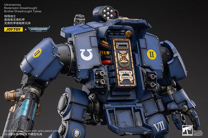 JOYTOY Warhammer 40K 1/18 Action Figure Ultramarines Redemptor Dreadnought Brother Tyleas Brinquedo de Anime de Presente