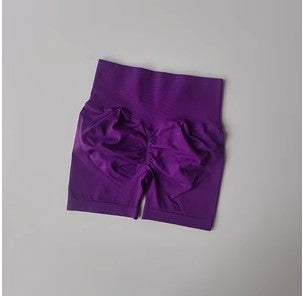 Peach Hip Lifting Sports Shorts Women High Waist and Waist Tightening Slimming Running Hip Speed Drying Three Point Tight Pants