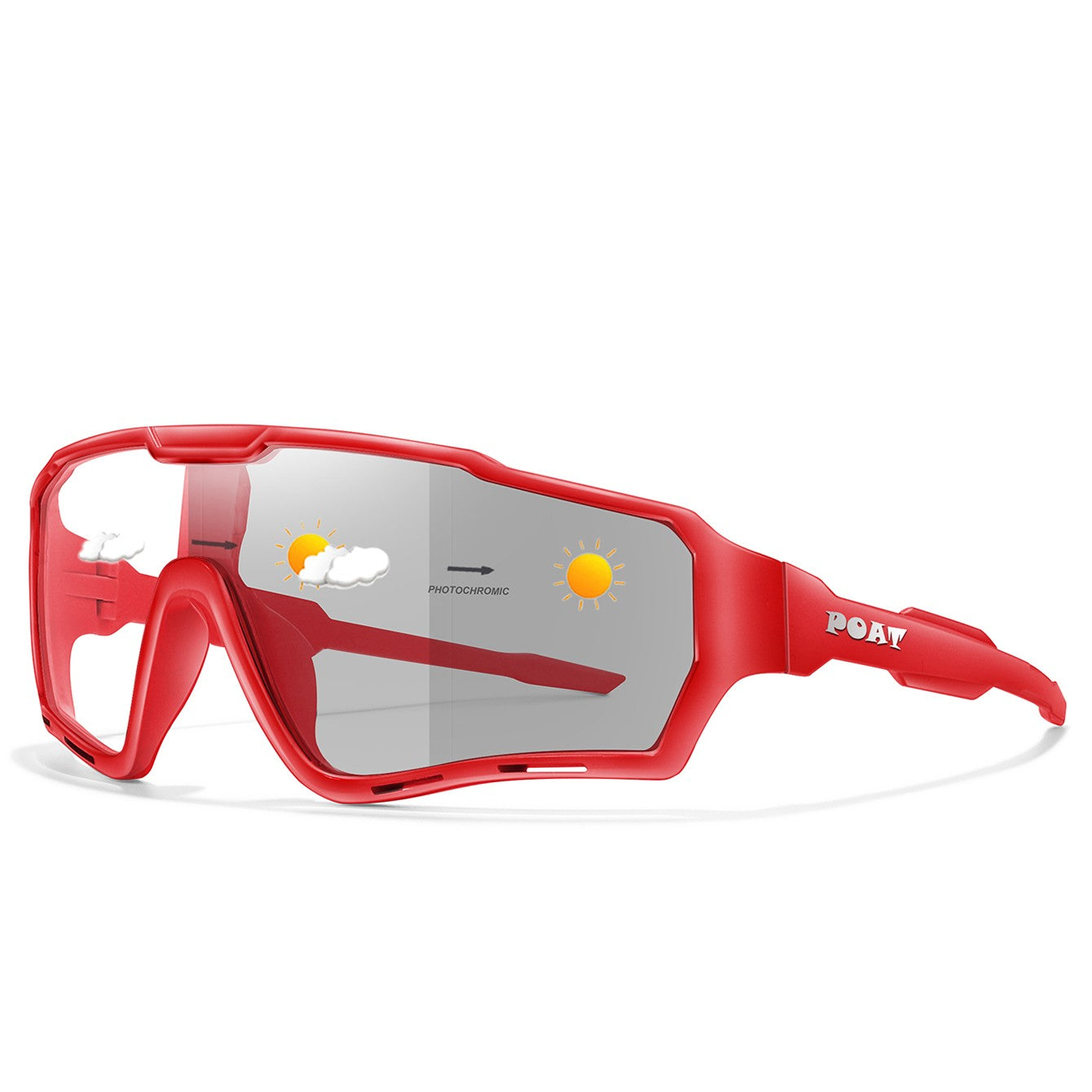 POAT Brand New Style Photochromic Sunglasses Sports Men Women MTB Bike Bicycle Eyewear Cycling Fishing Running Glasses