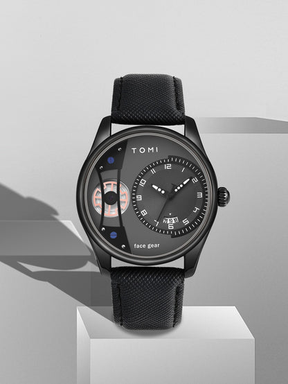 TOMI Set Gift Box for Men's Minimalist Business Quartz Watch Luxury Versatile Double Strap Detachable Watch Festival Gift