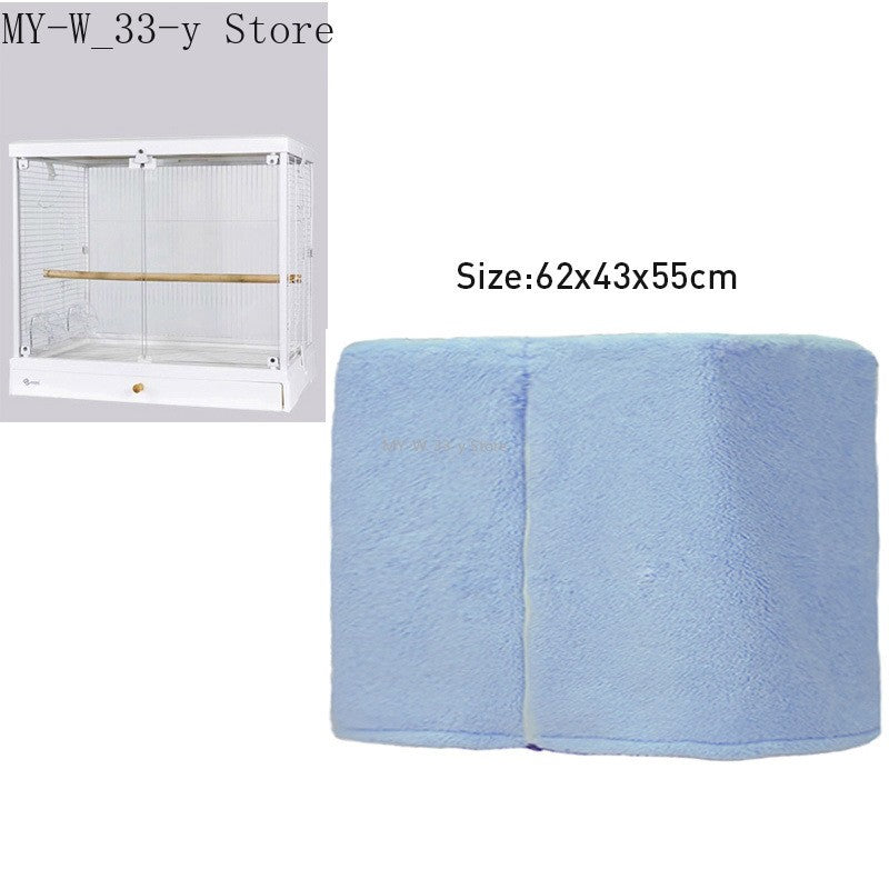 Capa Para Gaiola De Pássaros De Inverno Quente Respirável À Prova De Respingo Grande Capa Para Gaiola De Pássaros Sombra Protetora Para Gaiola De Papagaio Produtos Para Pássaros