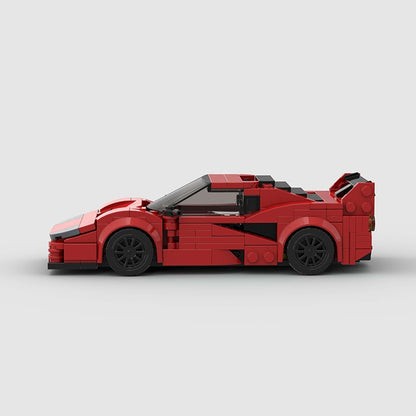MOC Carro Esportivo de Corrida Veículo Cidade Speed Racer Modelo Técnico Blocos de Construção Tijolos Supercarro F1 Brinquedos Infantis Presentes para Meninos NSX