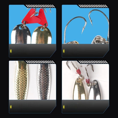 Fishing Lure Kit 10PCS 12PCS 16PCS 20PCS 36PCS sets Trolling Jigging Lure Metal Spoon Bass Pike Tackle Accessories With Box