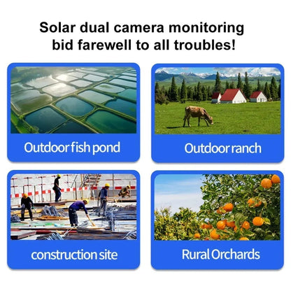 V380 Pro 12MP  Solar WIFI IP Camera CCTV Two Lens Three Screen Auto Tracking Outdoor 6K Security Surveillance PTZ Camera